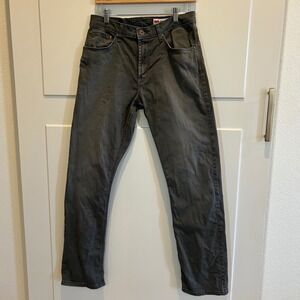 Wrangler Mens Straight Fit Dark Gray Jeans Size 30x32 Work‎ Pant